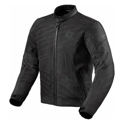 Rev'it! Jacket Torque H2O Black Blouson textile