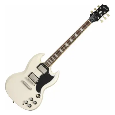 Epiphone Les Paul SG Standard Aged Classic White Guitare électrique