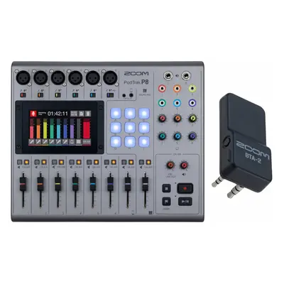 Zoom PodTrak P8 SET Tables de mixage podcast