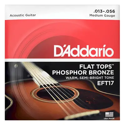 D'Addario EFT17 Cordes de guitares acoustiques