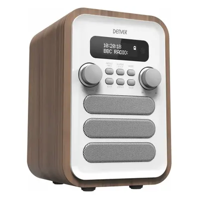 Denver DAB-48 White La radio numérique DAB +