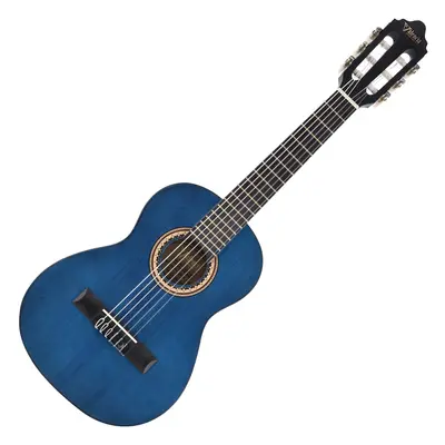 Valencia VC201 Transparent Blue Guitare classique taile pour enfant