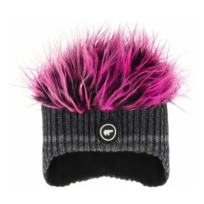 Eisbär Keke Cocker Beanie Grey/Pink Bonnet de Ski