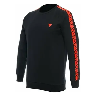 Dainese Sweater Stripes Black/Fluo Red Sweat