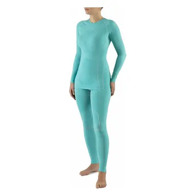 Viking Gaja Bamboo Lady Set Base Layer Blue Turquise Sous-vêtements thermiques