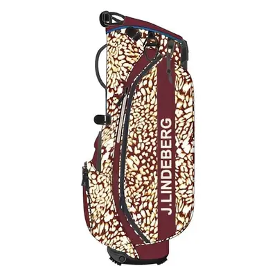 J.Lindeberg Play Stand Bag Print Sac de golf sur pied Glitch Leo Lime