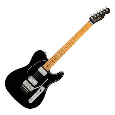 Fender American Ultra Luxe Telecaster FR HH MN Mystic Black Guitare électrique