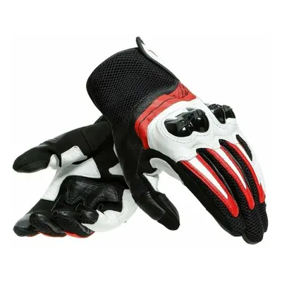 Dainese Mig Black/White/Lava Red Gants de moto