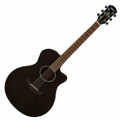 Yamaha APX 600M Smokey Black Guitare Jumbo acoustique-électrique