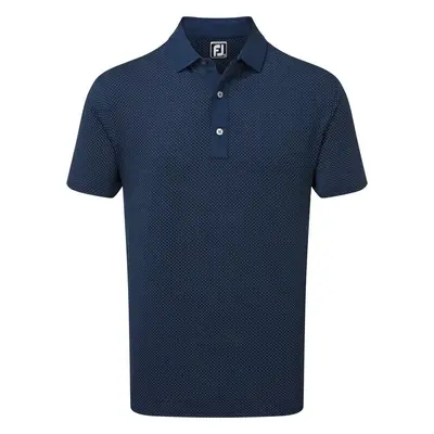 Footjoy Jacquard Dot Navy/White Chemise polo