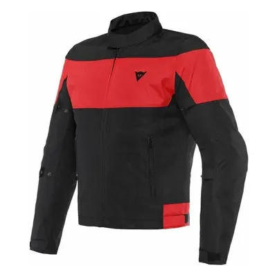 Dainese Elettrica Air Black/Black/Lava Red Blouson textile