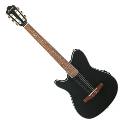 Ibanez TOD10NL-TKF Transparent Black Guitare acoustique-électrique