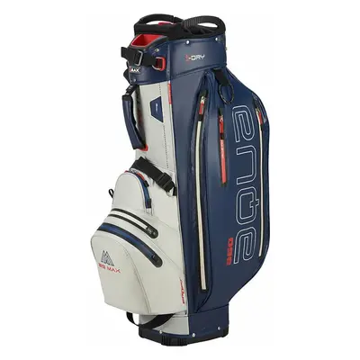 Big Max Aqua Sport Off White/Navy/Red Sac de chariot de golf