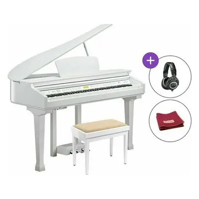 Kurzweil KAG100 SET Piano grand à queue numérique Polished White