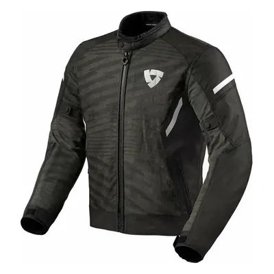 Rev'it! Jacket Torque H2O Black/White Blouson textile