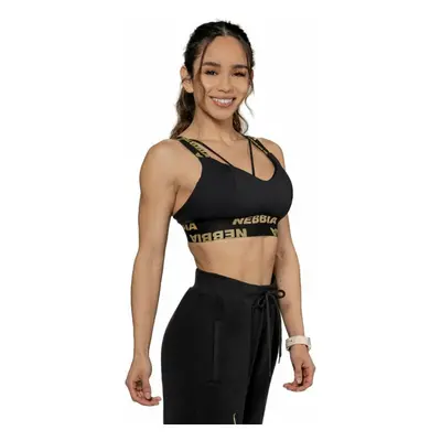 Nebbia Padded Sports Bra INTENSE Iconic Black/Gold Sous-vêtements de sport