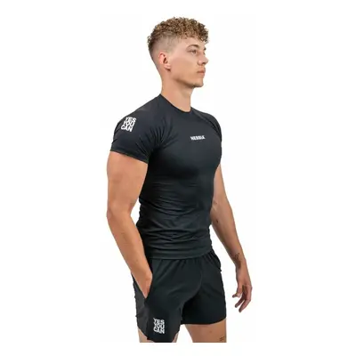 Nebbia Workout Compression Performance Black T-shirt de fitness