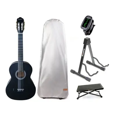 Pasadena SC041 BK SET Black Guitare classique taile pour enfant