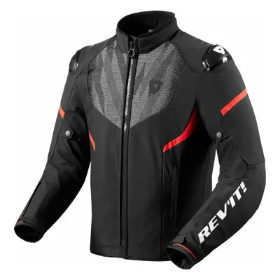 Rev'it! Hyperspeed H2O Black/Neon Red Blouson textile