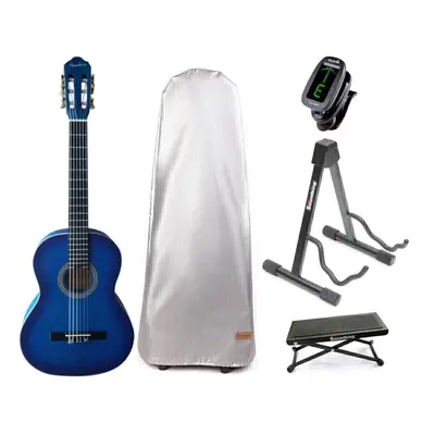 Pasadena SC041 BL SET Blue Guitare classique taile pour enfant