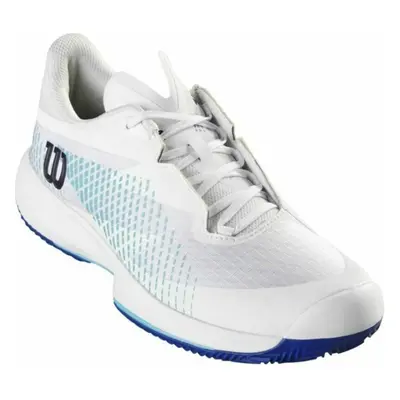 Wilson Kaos Swift 1.5 Clay Mens Tennis Shoe White/Blue Atoll/Lapis Blue Chaussures de tennis pou