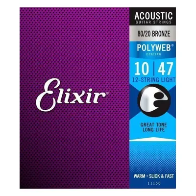 Elixir Polyweb 10-47 Cordes de guitares acoustiques