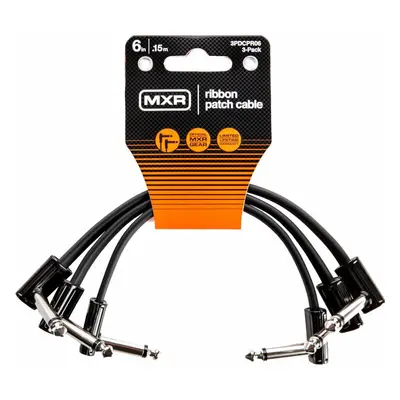 Dunlop MXR 3PDCPR06 Ribbon Patch Cable Pack cm Angle - Angle Câble de patch