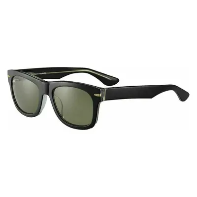 Serengeti Foyt Shiny Black Transparent Layer/Mineral Polarized Lunettes de vue