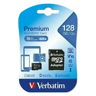 Verbatim SDXC 128GB micro Premium Micro SDXC GB Carte mémoire