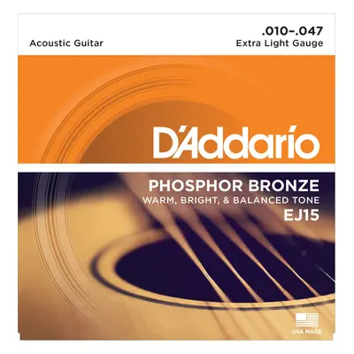 D'Addario EJ15 Cordes de guitares acoustiques