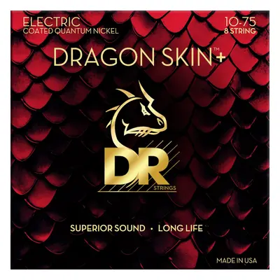 DR Strings Dragon Skin+ Coated string Medium Cordes pour guitares électriques