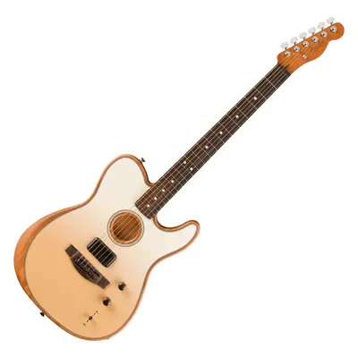 Fender FINNEAS Acoustasonic Player Telecaster RW Cappuccino Fade Guitare acoustique-électrique