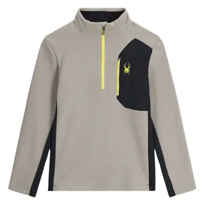 Spyder Mens Bandit 1/2 Zip Concrete Pull