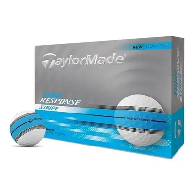 TaylorMade Tour Response Stripe Neon Blue Balles de golf