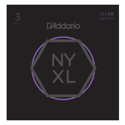 D'Addario NYXL1149-3P Cordes pour guitares électriques