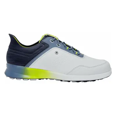 Footjoy Stratos White/Navy/Green Chaussures de golf pour hommes