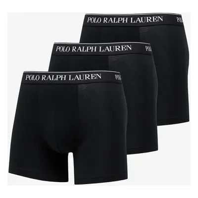 Ralph Lauren Stretch Cotton Boxer Briefs 3-Pack Black