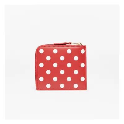 Portefeuille Comme des Garçons Polka Dots Printed Red