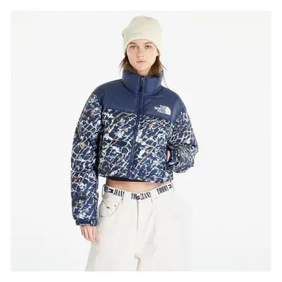 Veste The North Face Nuptse Short Jacket Dusty Periwinkle Water Distortion Small Print/ Summit N