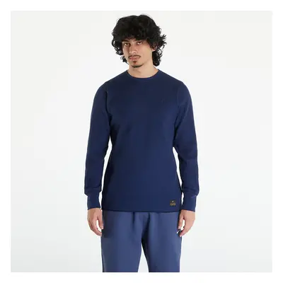 T-shirt Nike Life Men's Long-Sleeve Heavyweight Waffle Top Obsidian/ Dark Obsidian/ Obsidian