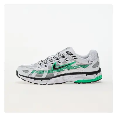 Baskets Nike P-6000 White/ Black-Metallic Silver-Spring Green EUR