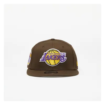 New Era Los Angeles Lakers Repreve 9FIFTY Snapback Cap Walnut/ True Purple