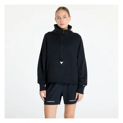 Sweatshirt Under Armour Project Rock Half Zip Pullover Black