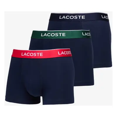 LACOSTE 3-Pack Casual Cotton Stretch Boxers Navy