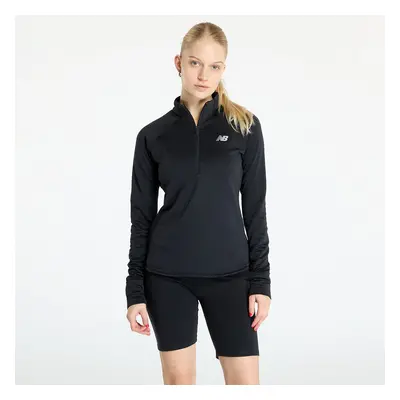 Sweatshirt New Balance Athletics Heat Grid Half Zip Black