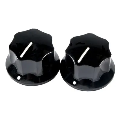 Fender Pure Vintage Jaguar Skirted Knobs, Black