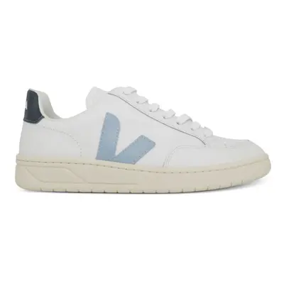 Veja V-12 Leather White Steel Nautico