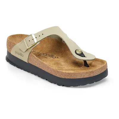 Birkenstock Gizeh PAP Flex Platform Nubuck Leather Regular Fit