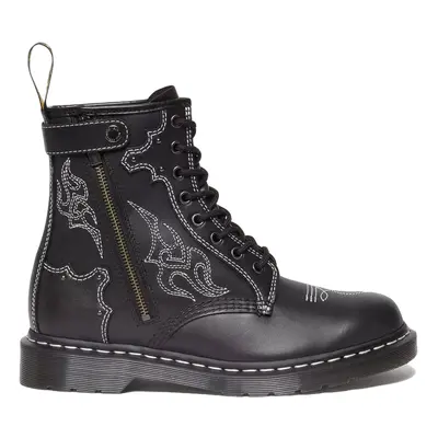 Dr. Martens Contrast Stitch Leather Lace Up Boots