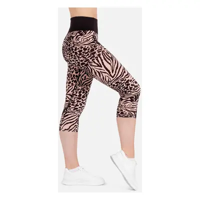 LELOSI Leggings Capri Silhouette Tapestry